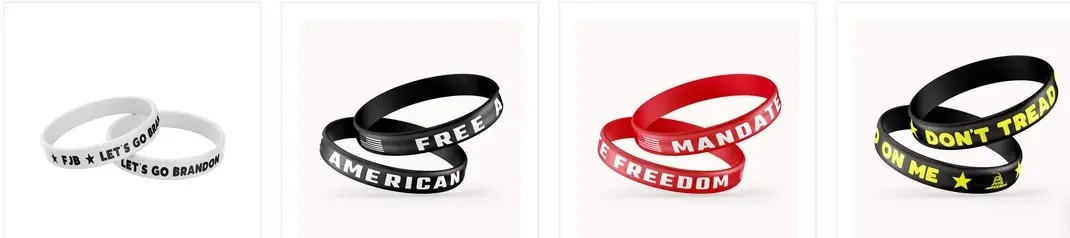 Wristbands with a unique pattern